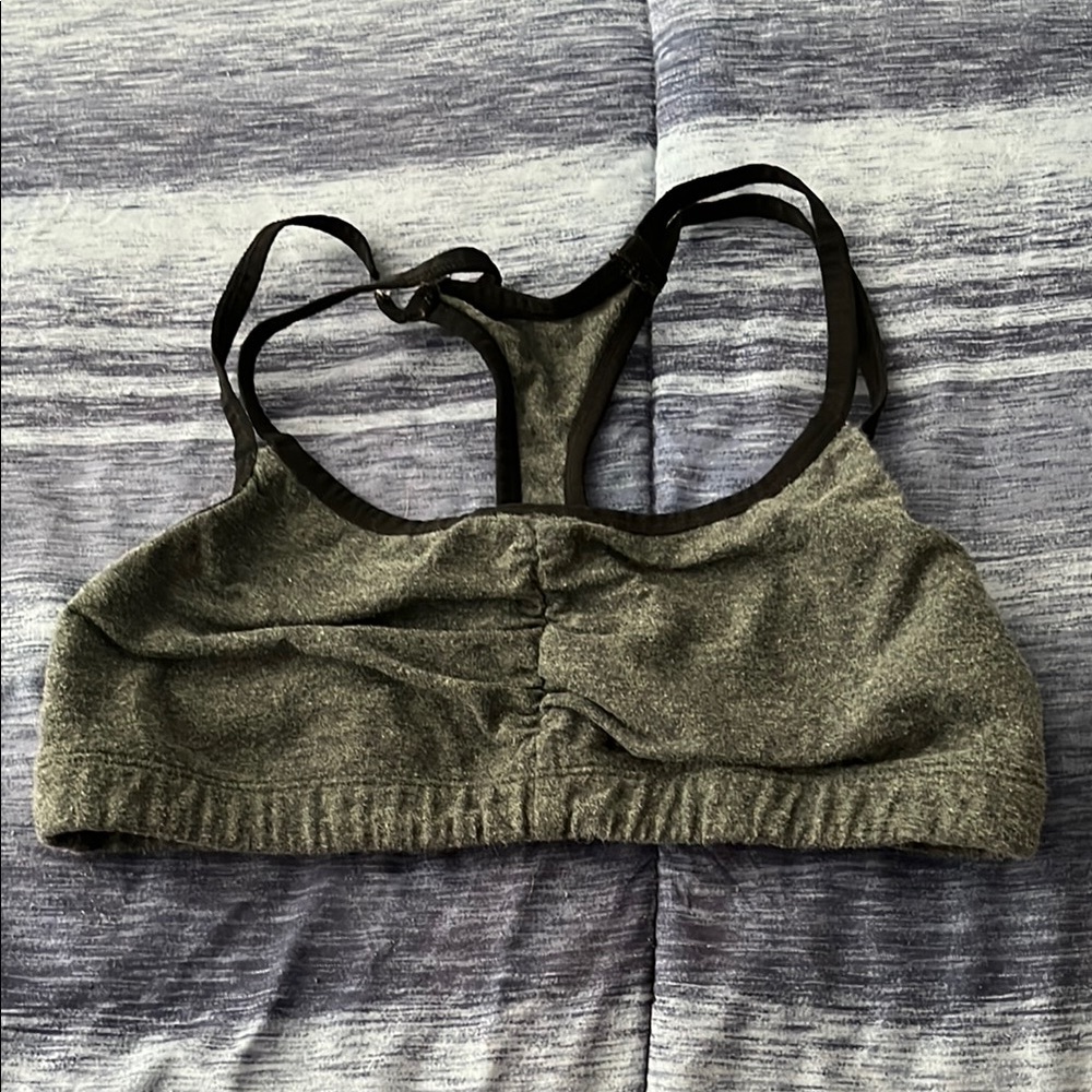 Gray Women's Sports Bra